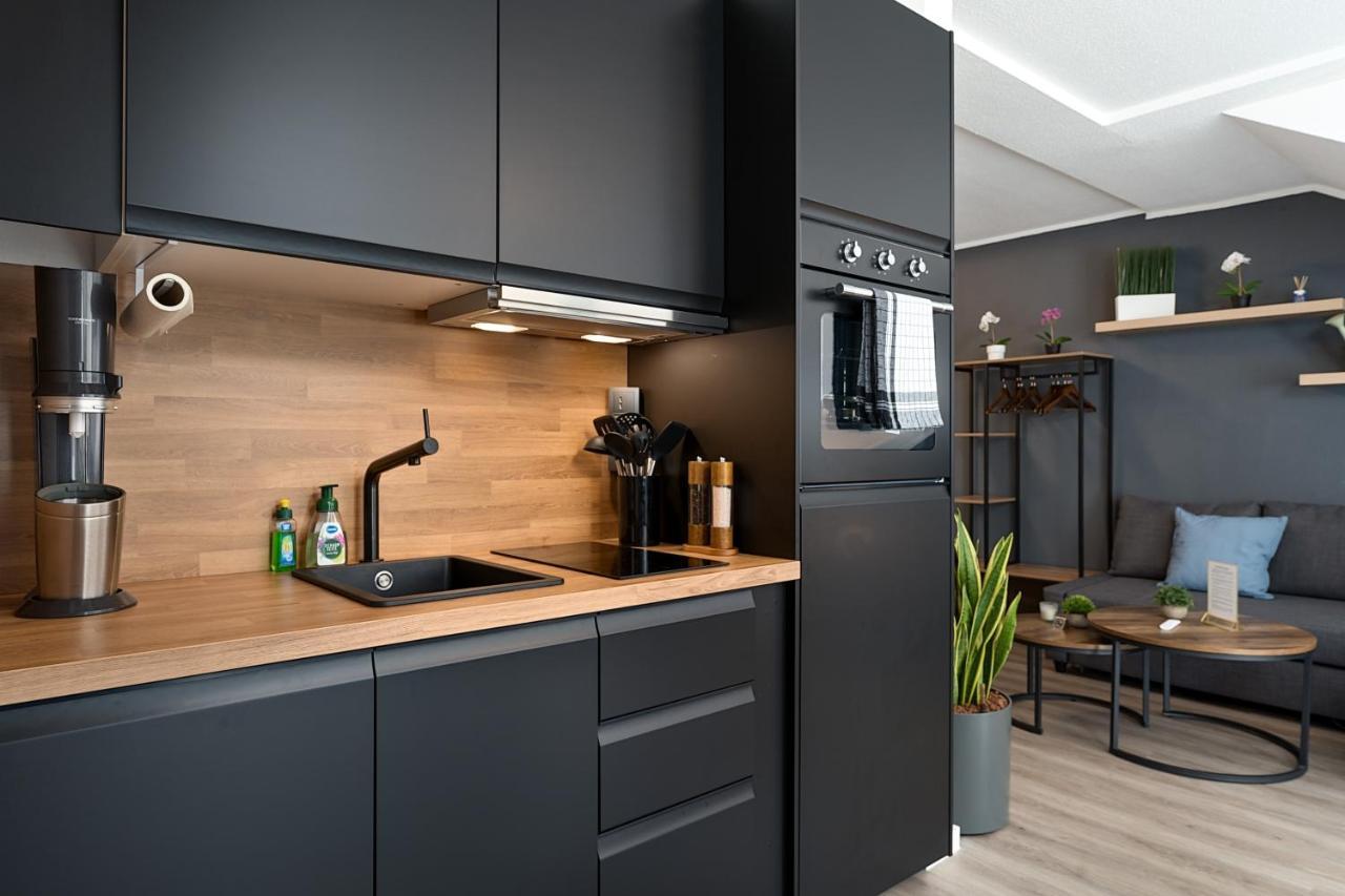 Federnest - Luxus-Studio - Kingsize Boxspringbett - Home-Office Mit Monitor Und Drucker - 11 Min Hbf Duisburg Dış mekan fotoğraf